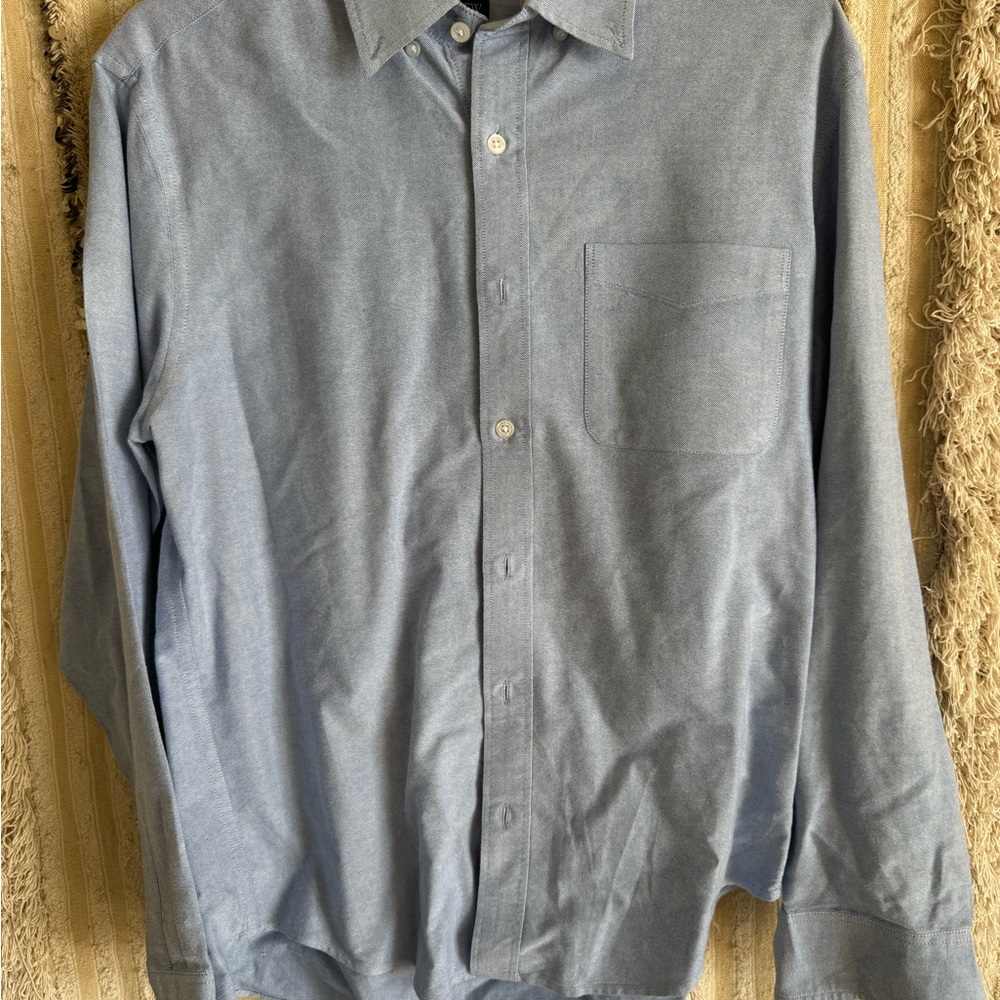 J.Crew Flex Oxford Shirt in Light Blue